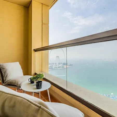 Spacious 2Br - Dubai Eye & Sea View - Jbr Buitenkant foto